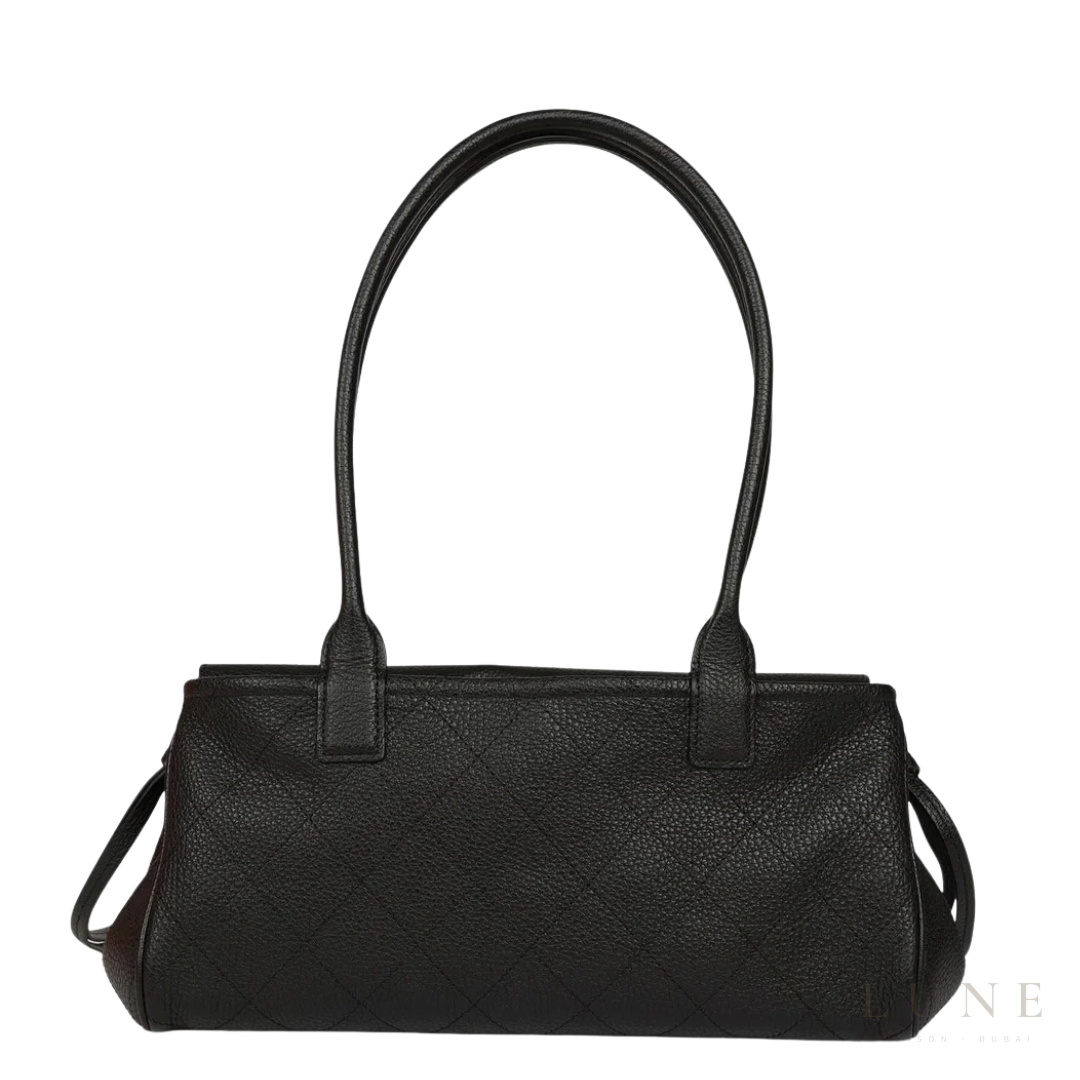 Chanel Bag | Grained Calfskin Stitched Urban Essentials Small Shopping Bag – Black