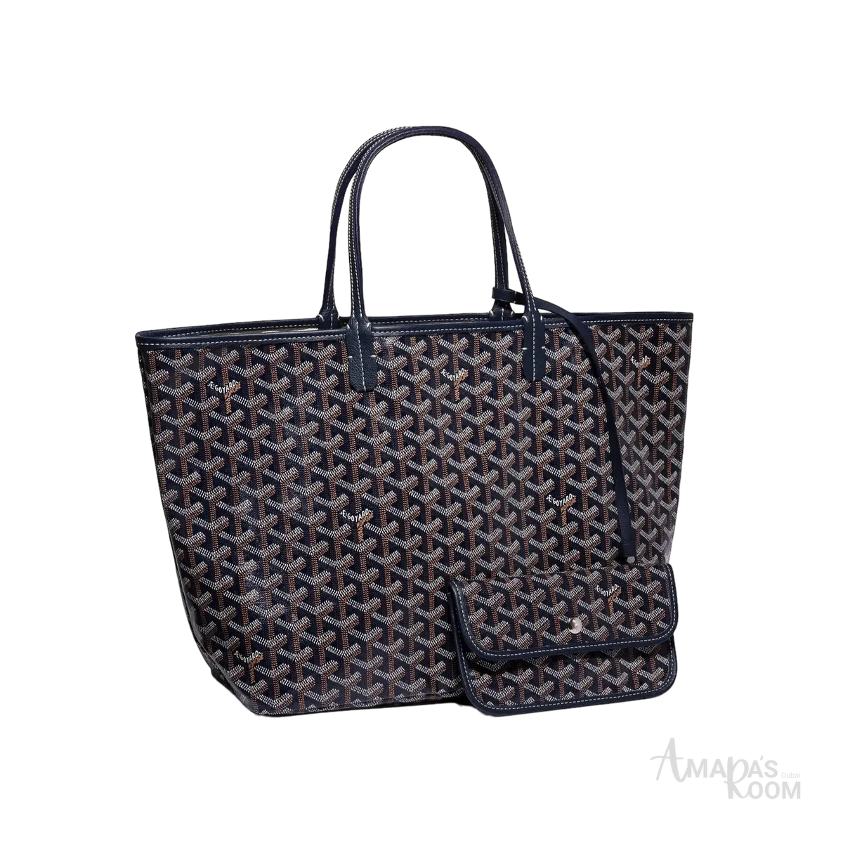 Goyard Saint Louis Tote Bag – Navy Blue - View 1