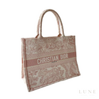 Dior Book Tote – Pink Toile de Jouy Embroidery - View 3
