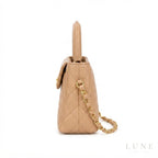 Chanel Kelly Shopper Bag – Beige Quilted - View 5