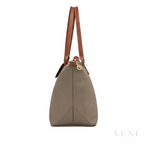 Bag | Longchamp – Le Pliage Club Shoulder Bag S – Khaki – Taupe