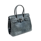 Hermès Birkin 25 Black Matte Alligator