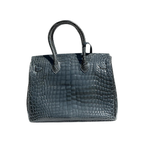 Hermès Birkin 25 Black Matte Alligator