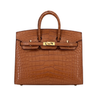 Hermès Birkin 25 Rich Brown Crocodile