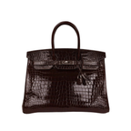 Hermès Birkin 35 Crocodile Bordeaux