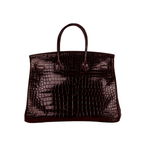 Hermès Birkin 35 Crocodile Bordeaux