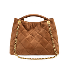 Chanel Bow Bag Brown