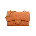 Chanel Camellia Embossed Flap Bag