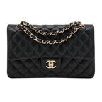 Chanel Classic Flap Bag Black Calfskin
