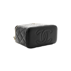 Chanel Small Vanity Case Chain Black