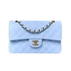 Chanel Classic Double Flap 20S Blue