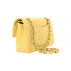 Chanel Classic Double Flap 20S Yellow
