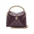 Chanel 25S Coco Crush Handle Caviar Red Lghw
