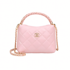 Chanel 25S Small 25 Hobo Bag Grained Calfskin