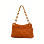Chanel 25 Small Hobo Bag Suede Dark Brownn