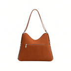 Chanel Maxi Hobo Brown Shiny Lambskin