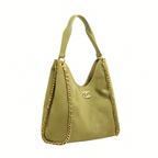 Chanel City Zip Tote - Signature Canvas Mahogany
