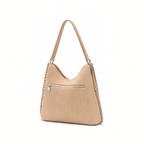 Chanel Maxi Hobo - Peach Lambskin