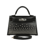 Hermès Clouté Mini Kelly 20 Black