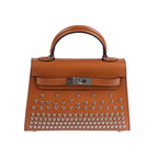 Hermès Clouté Mini Kelly 20 Brown