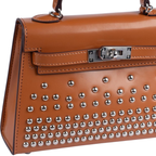Hermès Clouté Mini Kelly 20 Brown