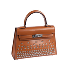 Hermès Clouté Mini Kelly 20 Brown