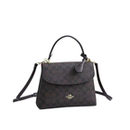 Coach Emory Top Handle Pebble Choclate