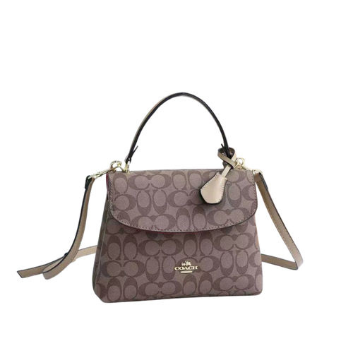 Coach Emory Top Handle Pebble Signature