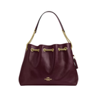 Coach Quilted Leather Chain Bucket Red Gold-Tone