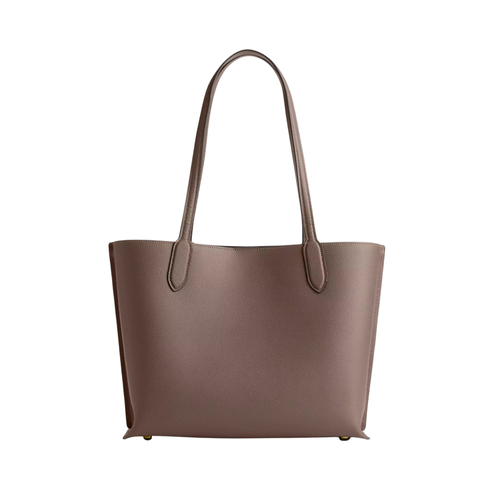 Coach Willow Tote Dark Stone Brown