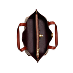 Coach Willow Tote Signature Canvas Tan Rust