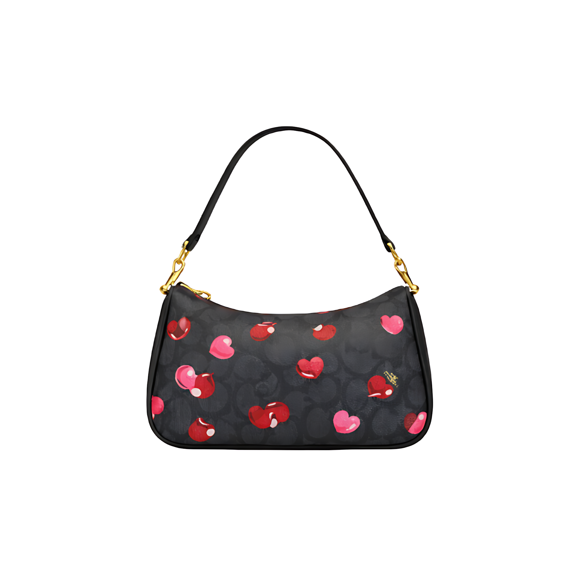 Coach Teri Shoulder Signature Canvas