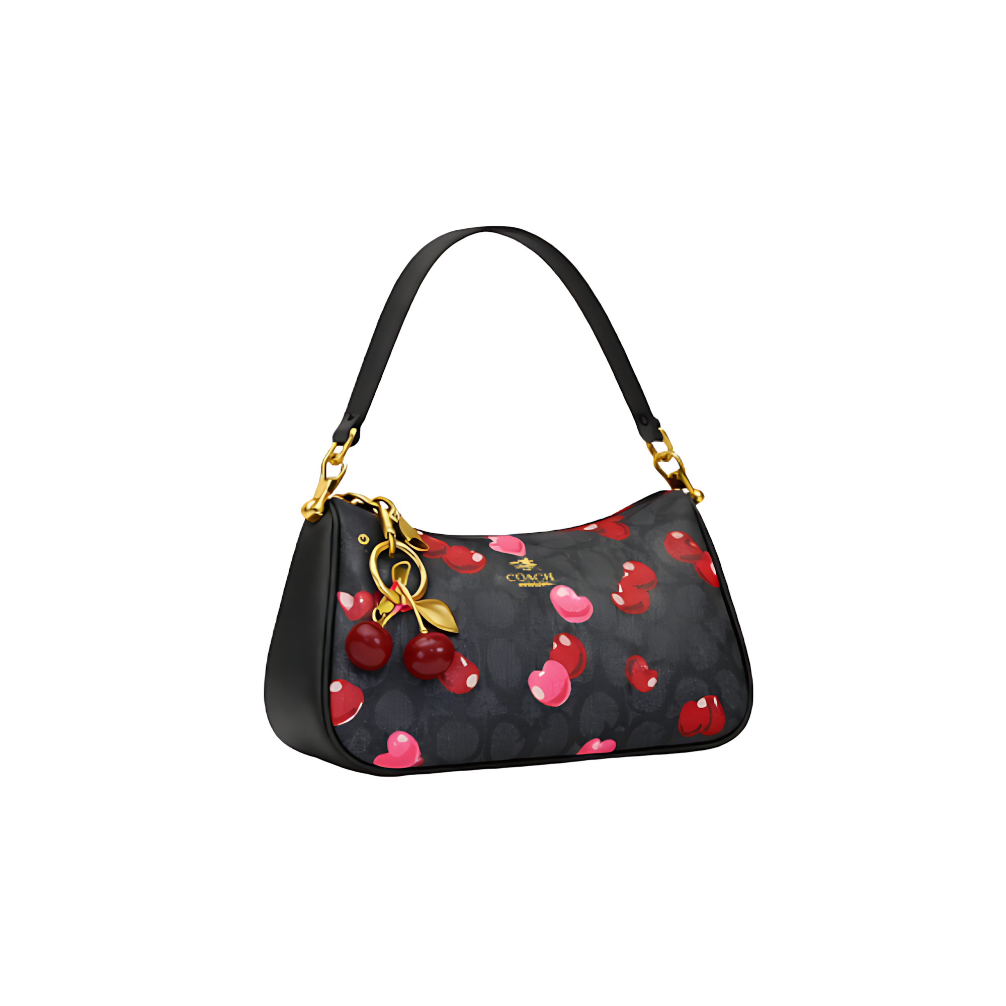 Coach Teri Shoulder Signature Canvas