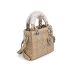 Dior Mini Lady Dior Brown Satin