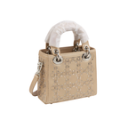 Dior Mini Lady Dior Brown Satin