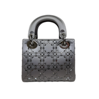 Dior Christian Dior Mini Lady Dior Bag Grey
