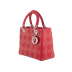 Dior Christian Dior Mini Lady Dior Bag Red