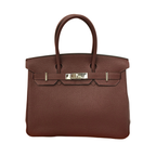 Hermès Burgundy Bag - Image 1
