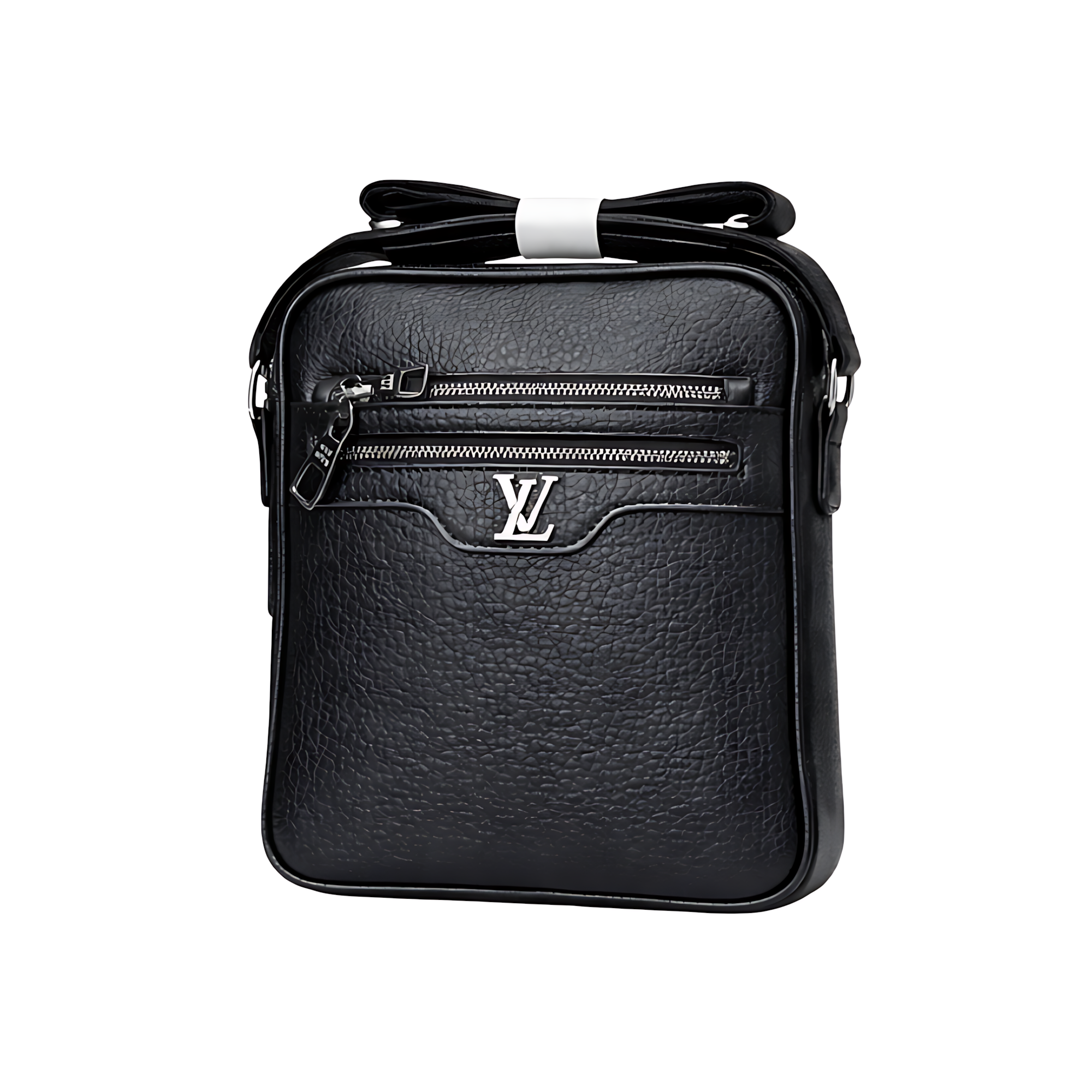 Louis Vuitton Black Leather LV