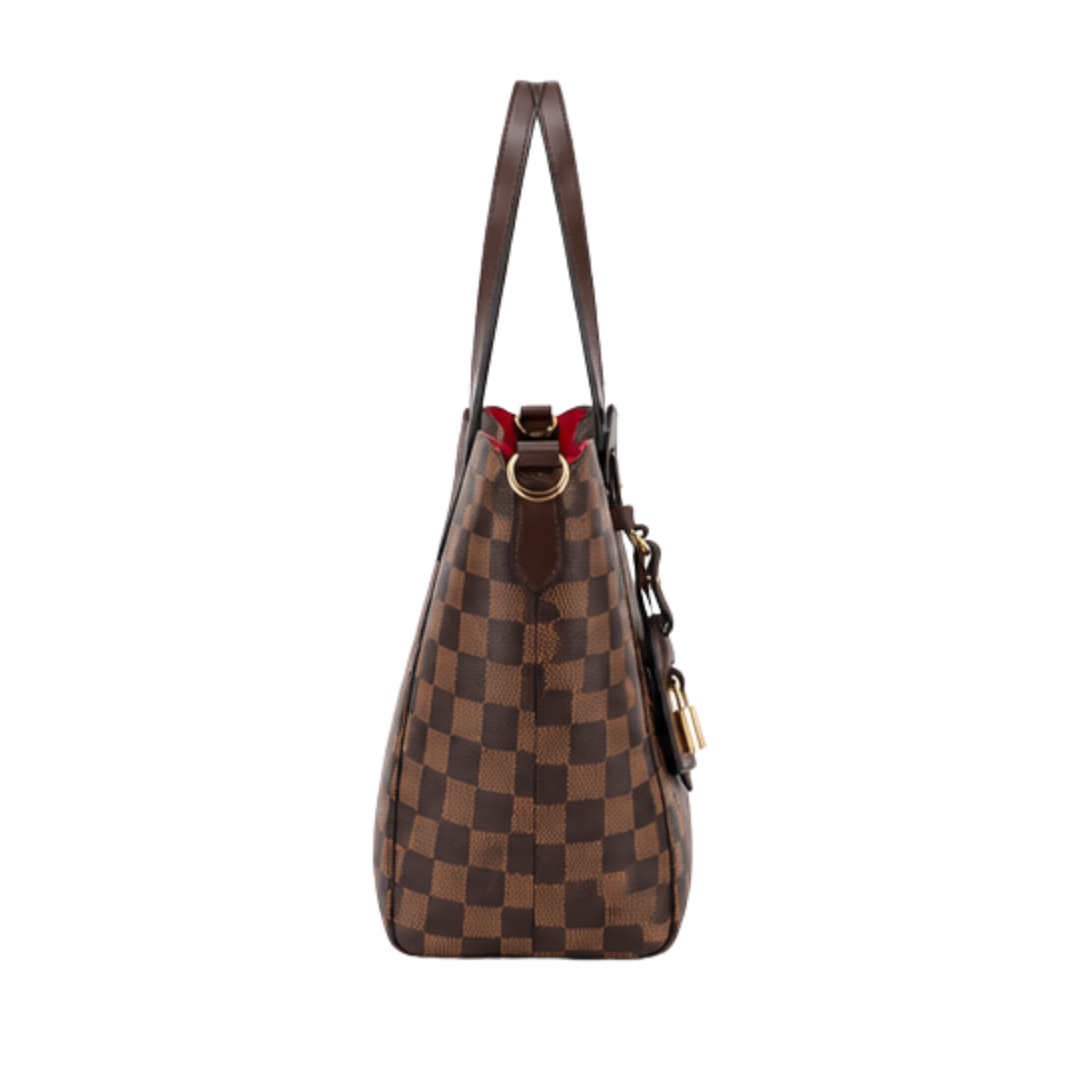 Louis Vuitton Damier Ebene Hampstead MM Tote Bag Brown