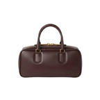 Miu Solitaire Shiny Leather Dark Brown