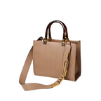 Fendi Top Handle Shoulder Bag Leather