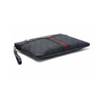 Gucci Pouch Leather Stripe Zip