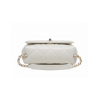 Chanel 19 White Flap Bag