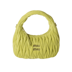 Miu Wander Matelassé Tote Bag