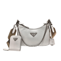 Prada Re-Edition 2005 Re-Nylon White Purse