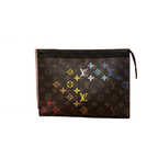 Louis Vuitton Pouch Leather Rainbow Mono