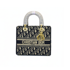 Dior Lady Leather Bag Black