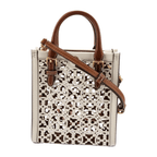 Tory Burch T Monogram Laser-Cut Mini Tote Bag