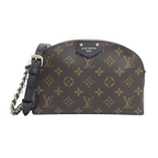 Louis Vuitton Nano Alma Bag - Monogram Canvas with A Black Leather